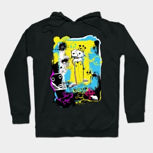 crazy doodling Hoodie